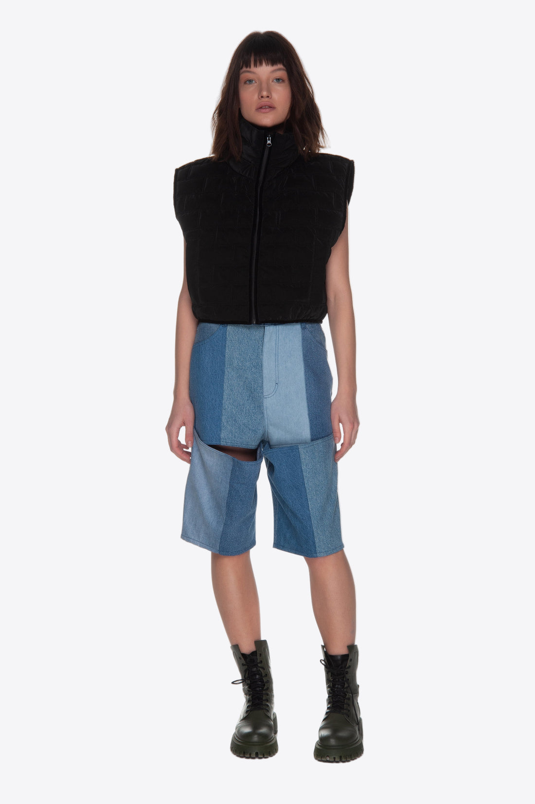Patchwork Wader Shorts
