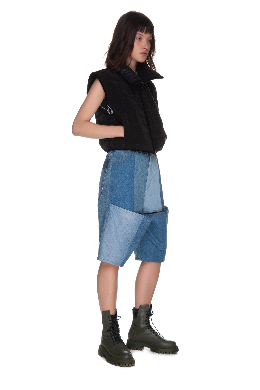 Patchwork Wader Shorts