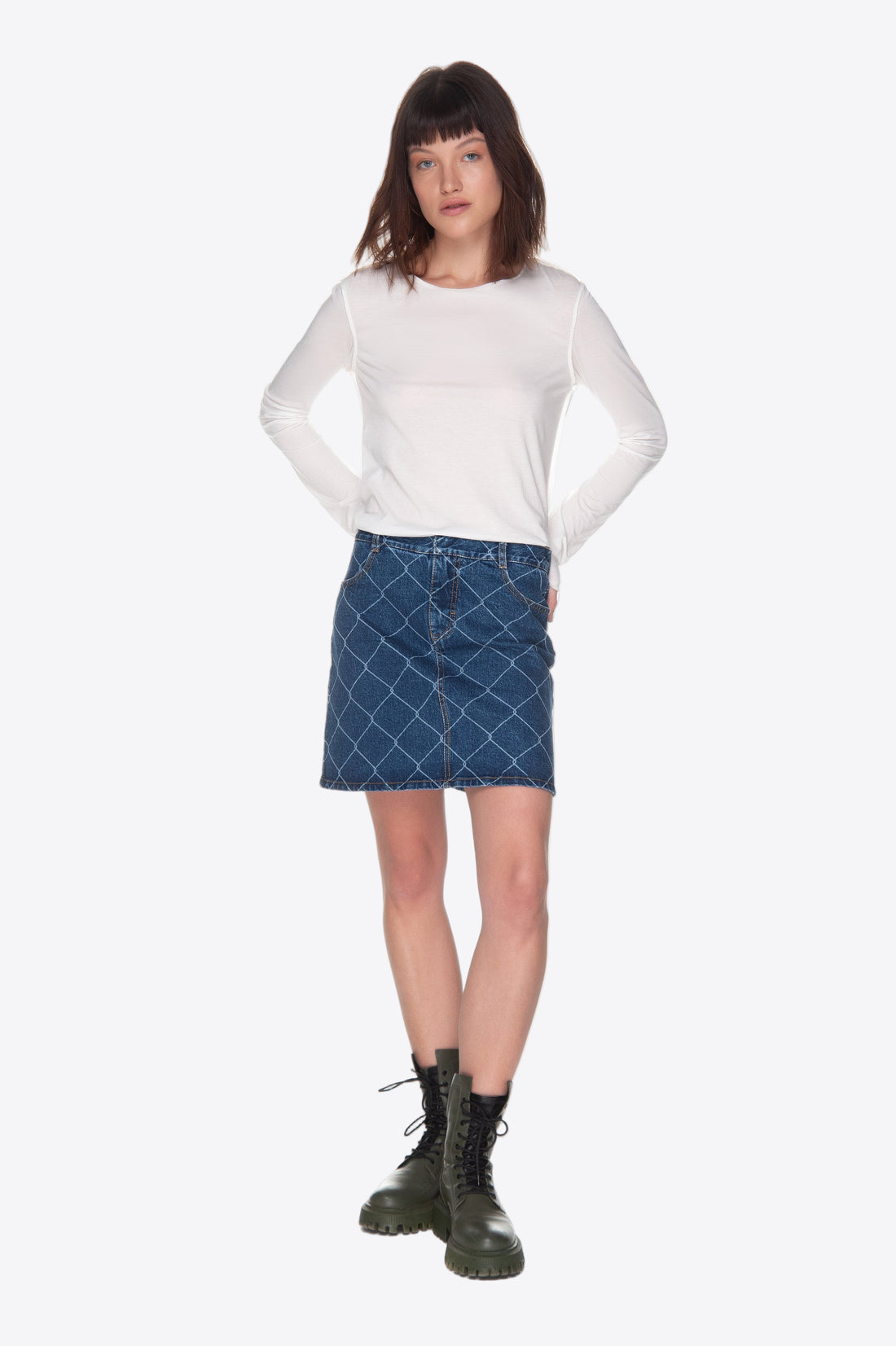 Rabitz Print Skirt