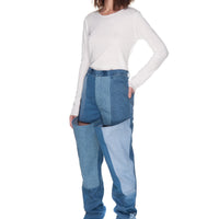 Patchwork Wader Jeans