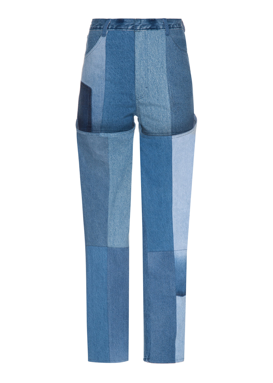 Patchwork Wader Jeans