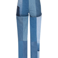 Patchwork Wader Jeans