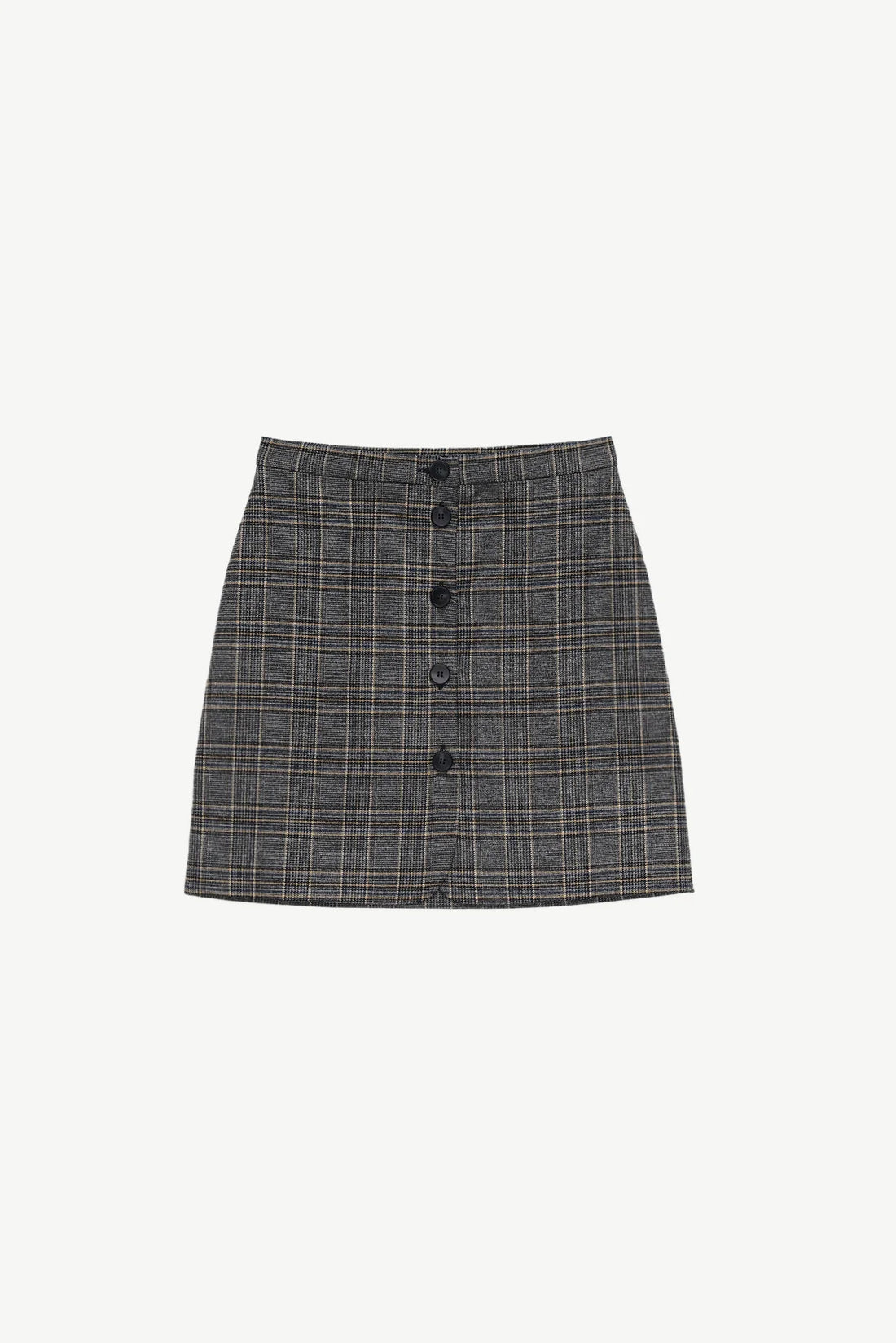 Plaid mini skirt