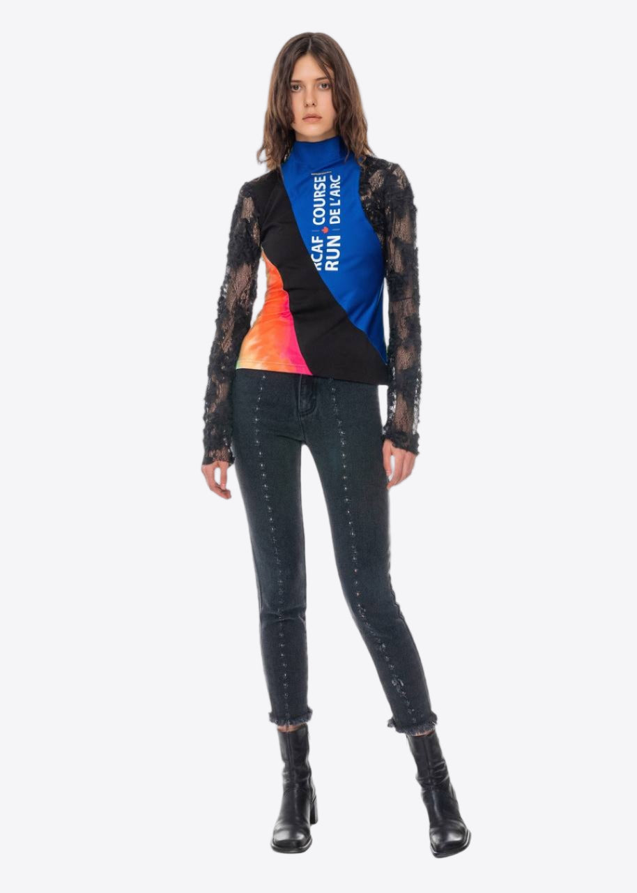 Reworked sportswear top