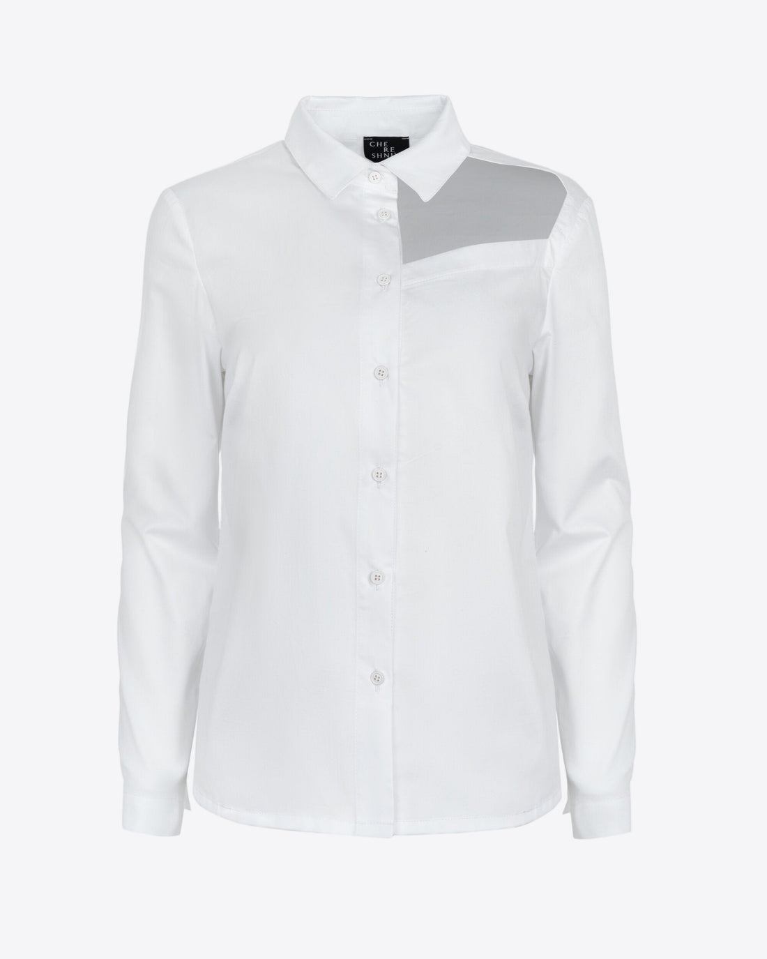 Naked Collarbone Shirt in white