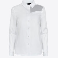 Naked Collarbone Shirt in white