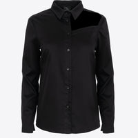 Naked Collarbone Shirt in black