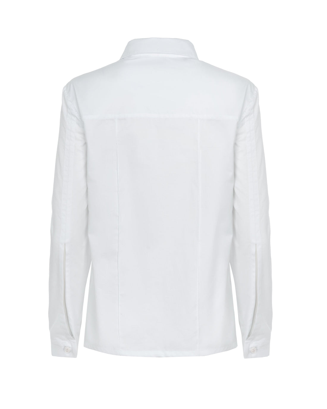 Naked Collarbone Shirt in white