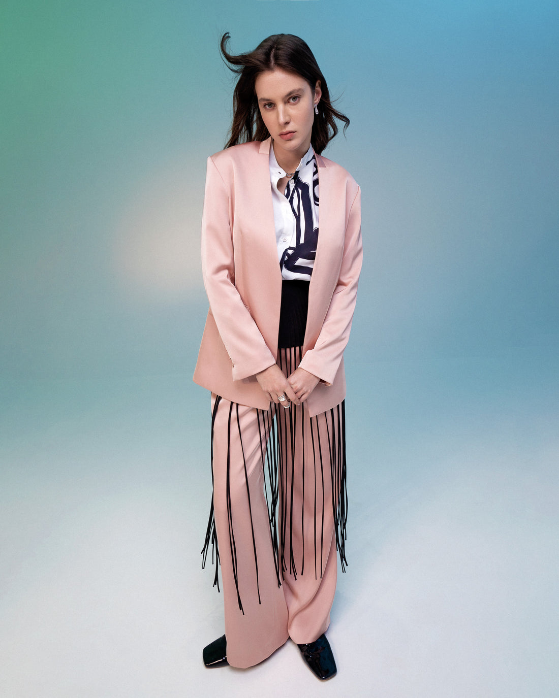 Silk Suit Pants