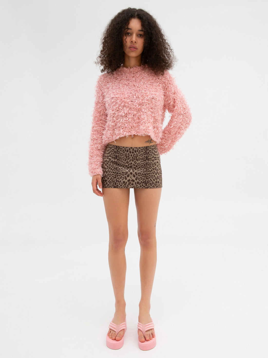 Pink Fluffy Sweater