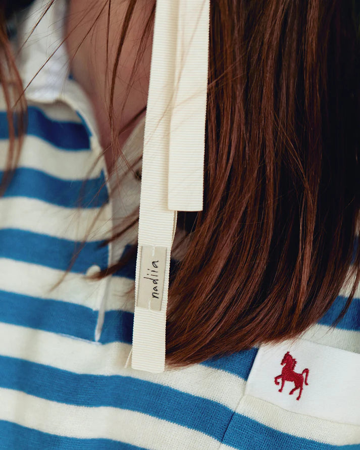 Ribbon Barette in Milky