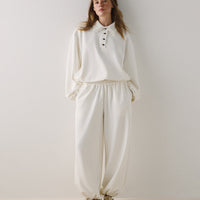 Basic Trousers in milk