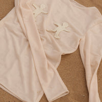 Knitted Soul Top in peach