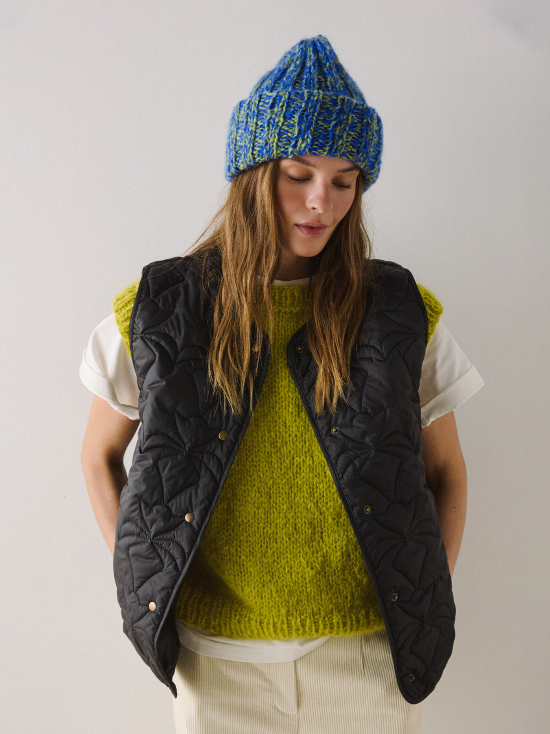 Puffer Vest in black
