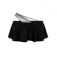 Silk micro skirt