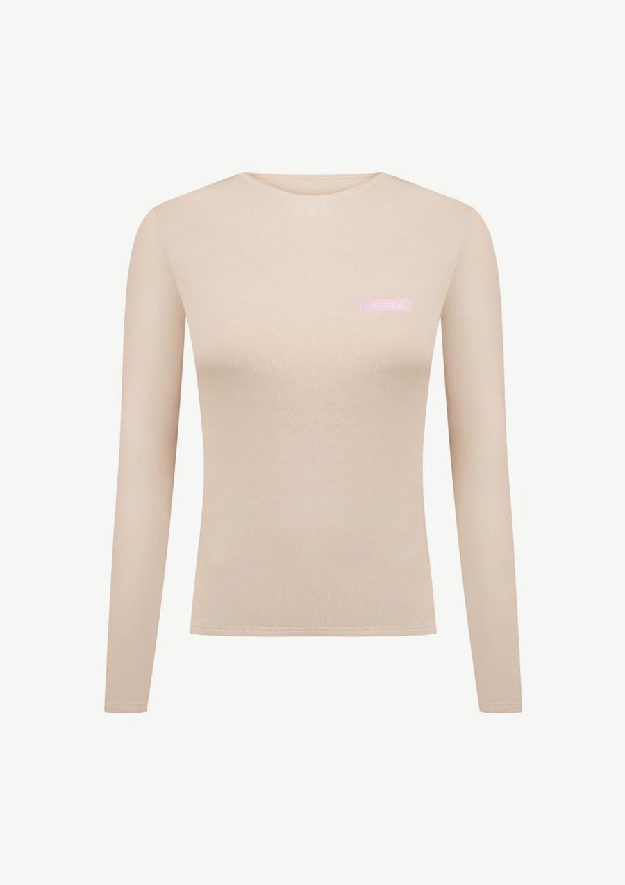 Sand Long-sleeve Top