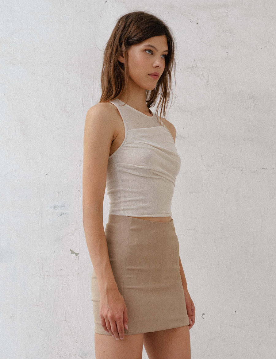 Pellucid Draped Top