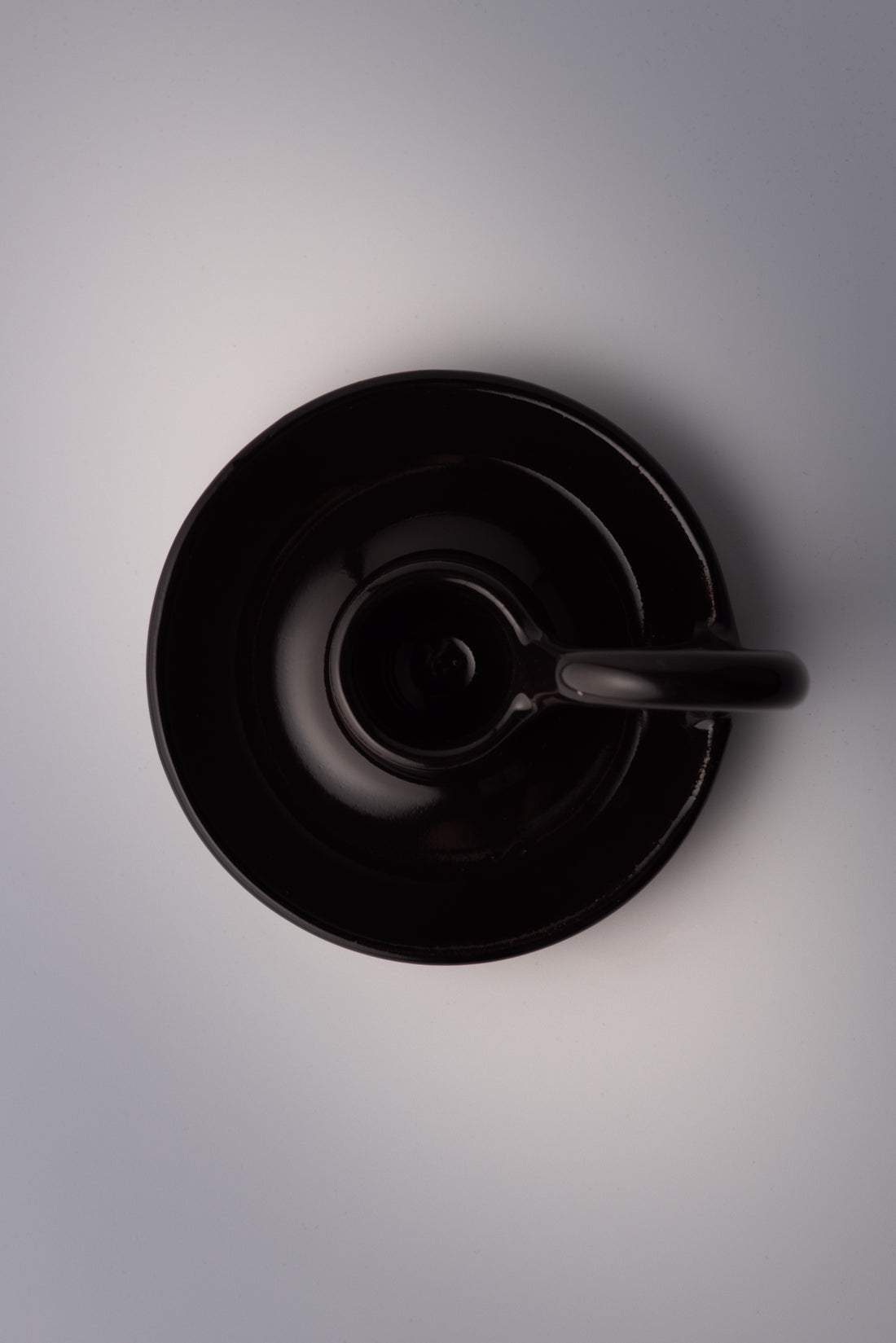 Black Ceramic Candle Holder