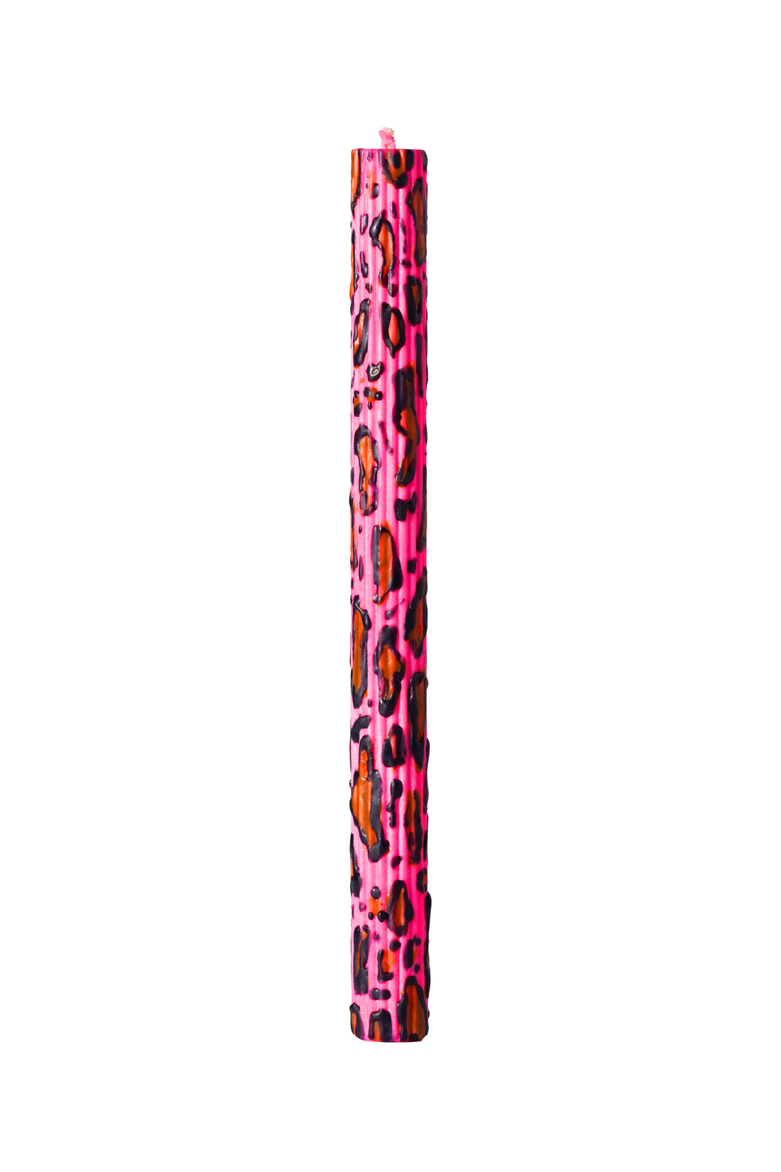 Pink Leopard Taper Candles