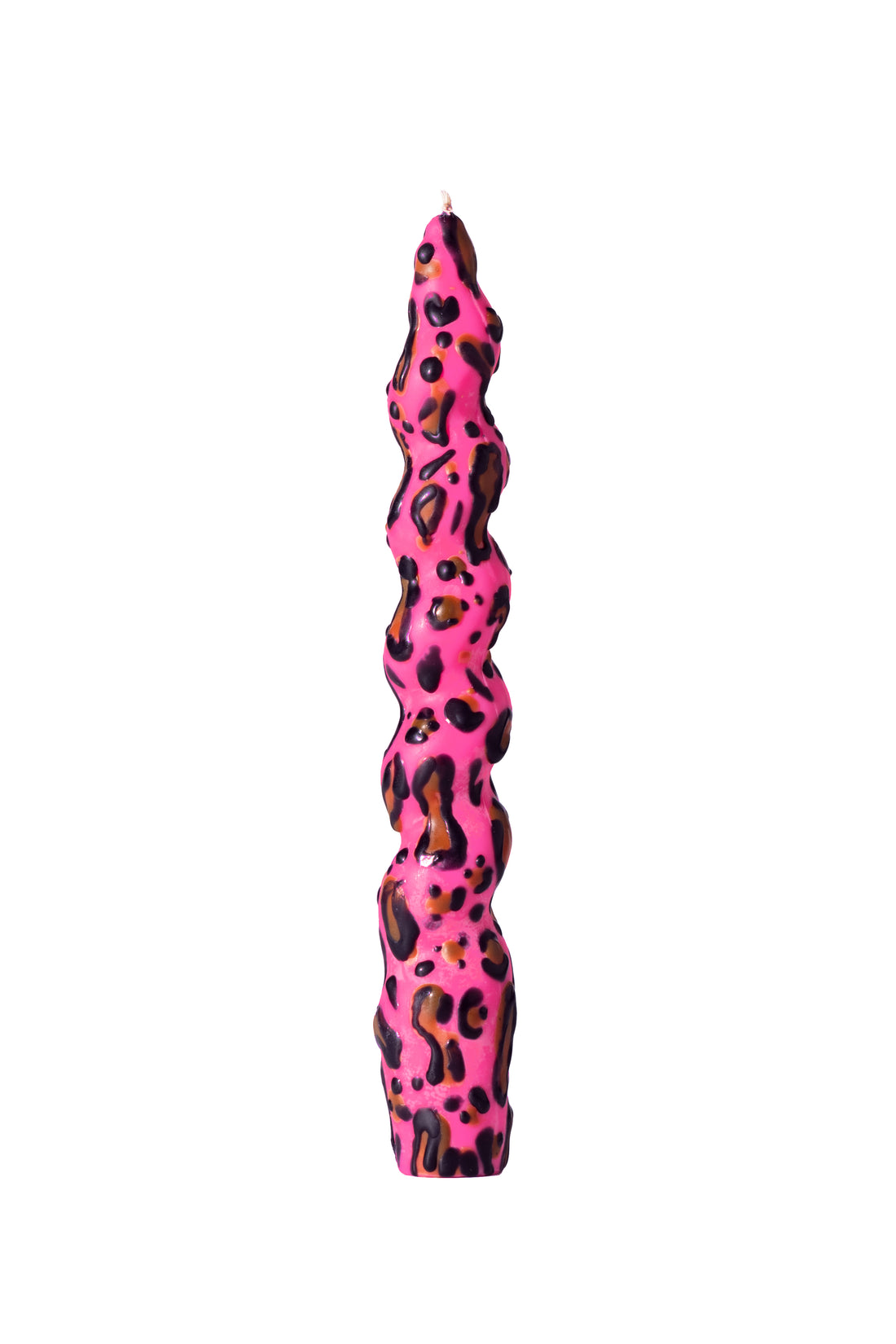Pink Leopard Taper Candles