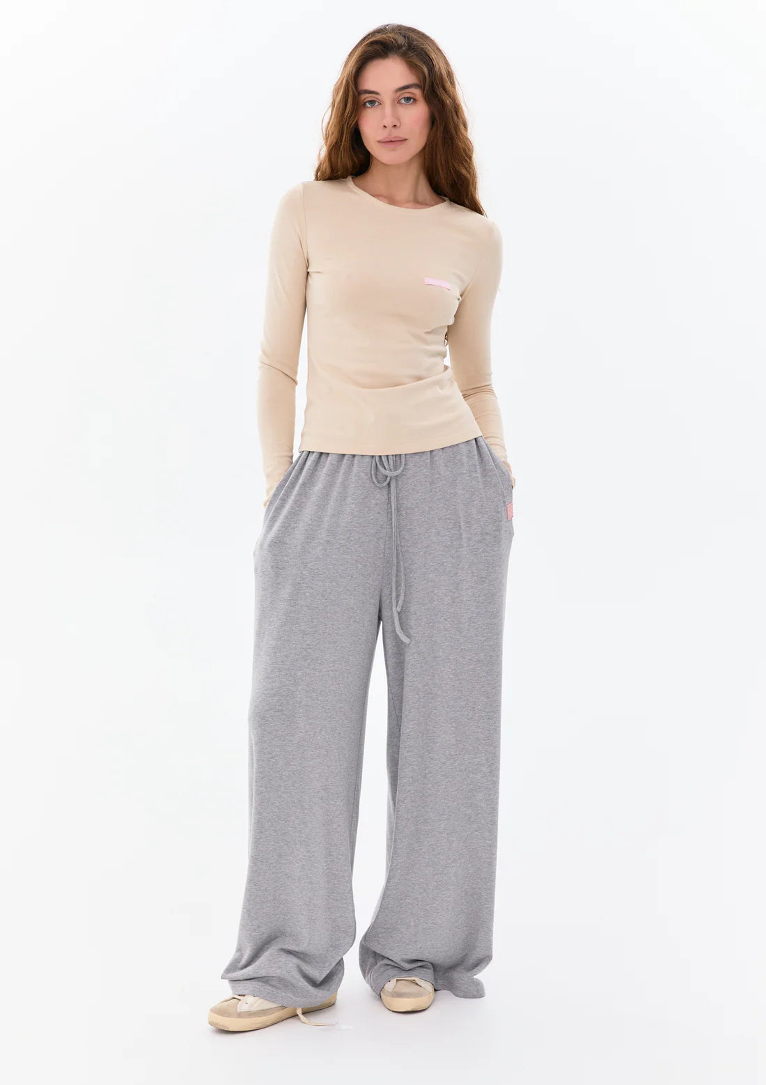 Sand Long-sleeve Top