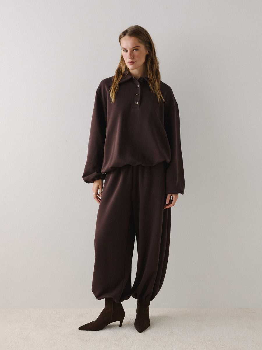 Basic Trousers in brown