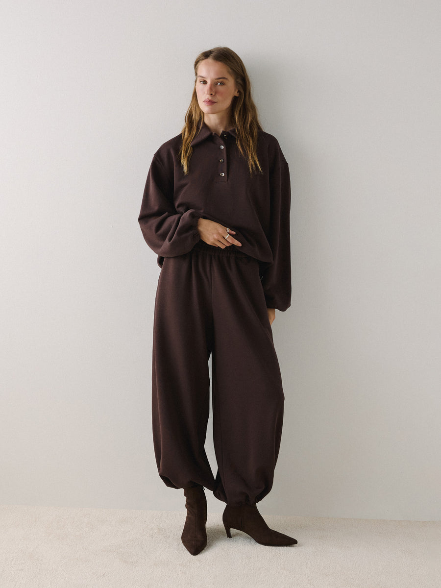 Basic Trousers in brown