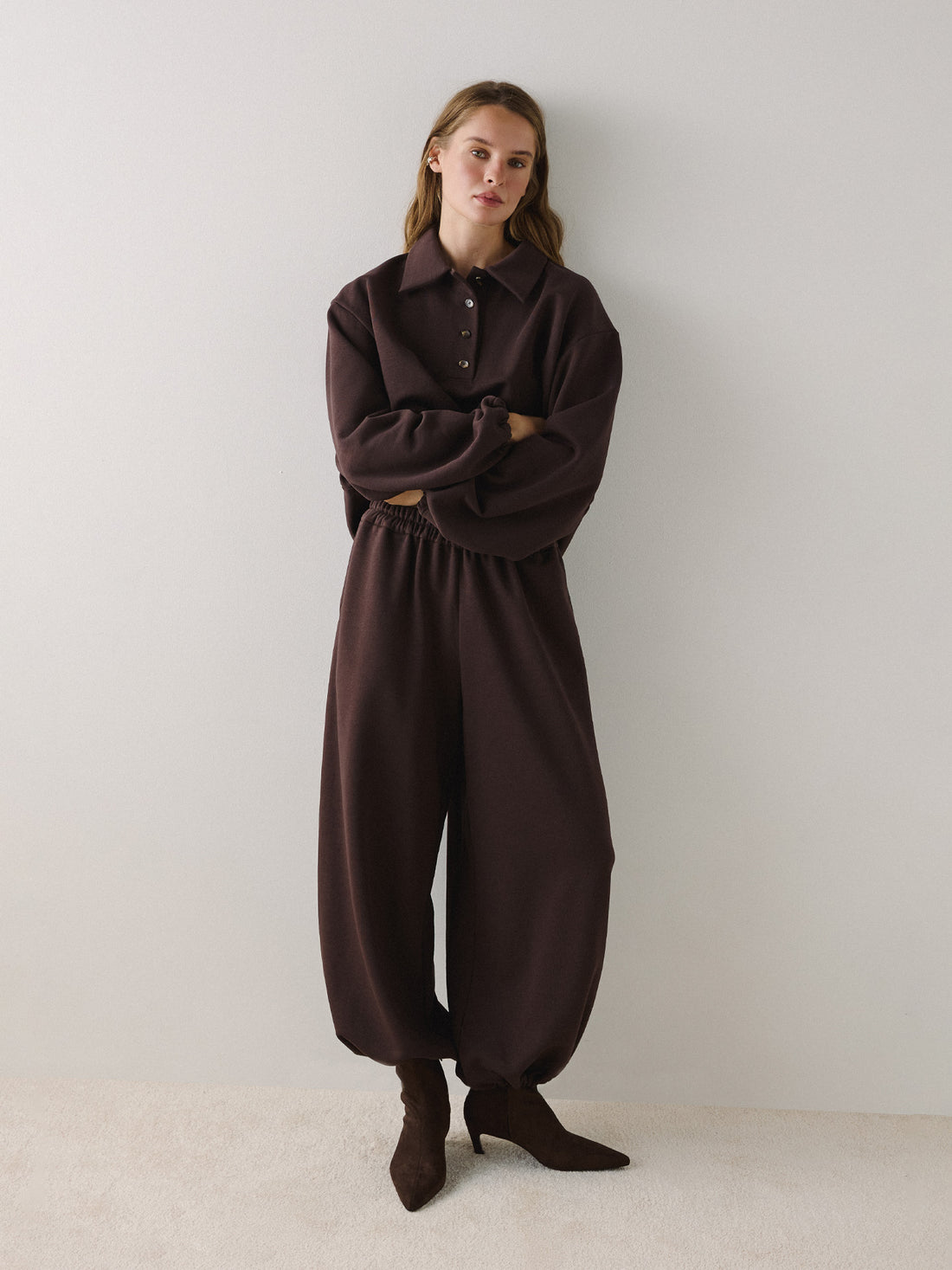 Basic Trousers in brown