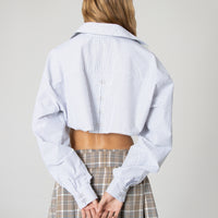 shirt with classic collar hooks in front inspired by Idol Lily Rose Depp The Weekend