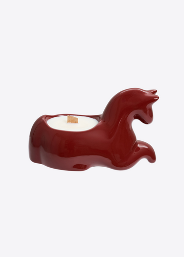 Konyk Candle in Burgundy