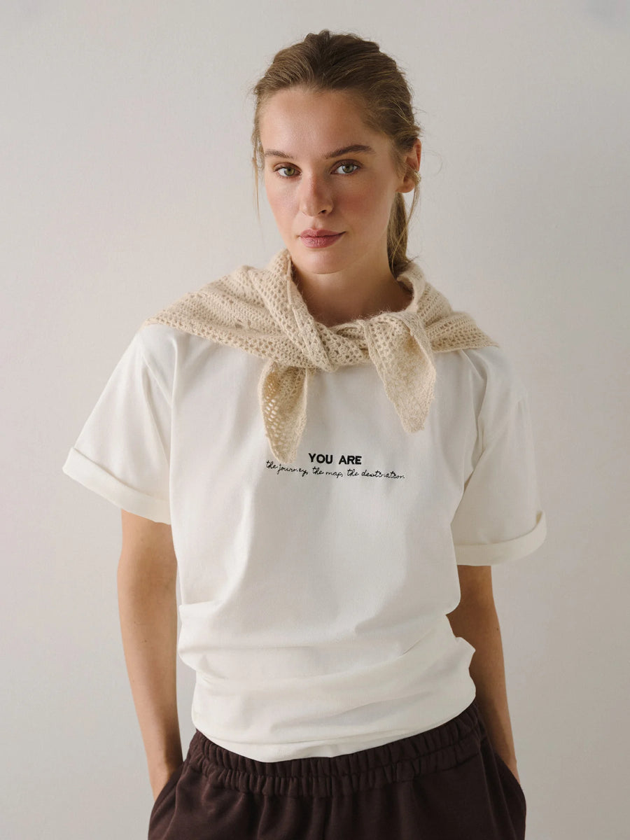 Svitanok kerchief in milk