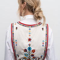 Yaryna Embroidered Vest