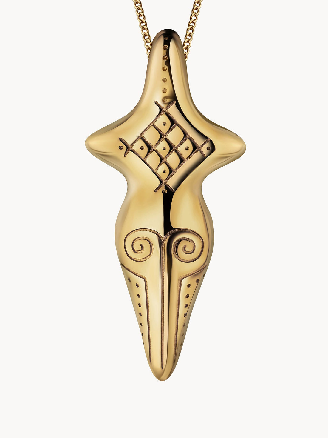 Berehynia Pendant in gold