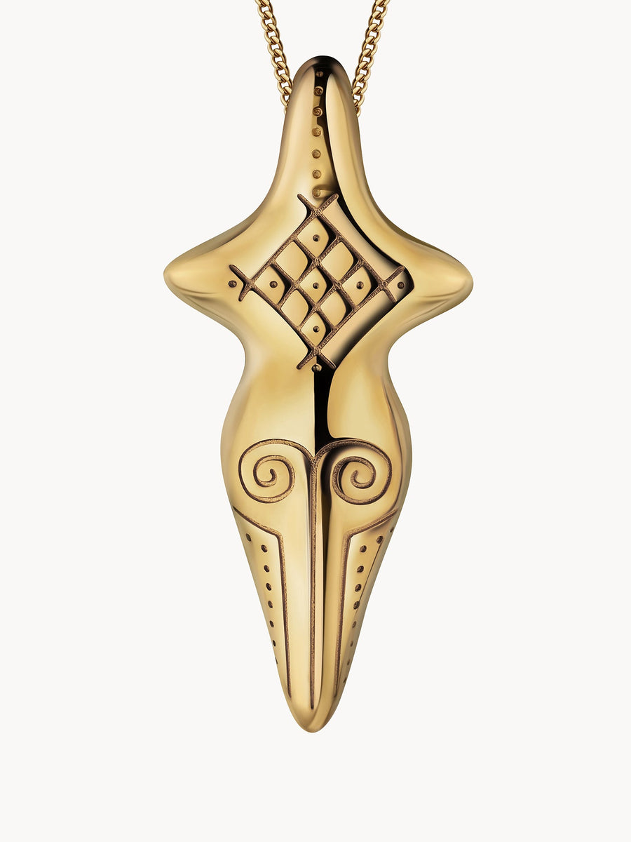 Berehynia Pendant in gold