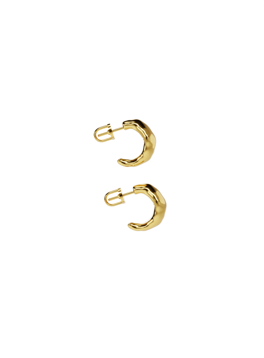 Earrings New Classic in gold