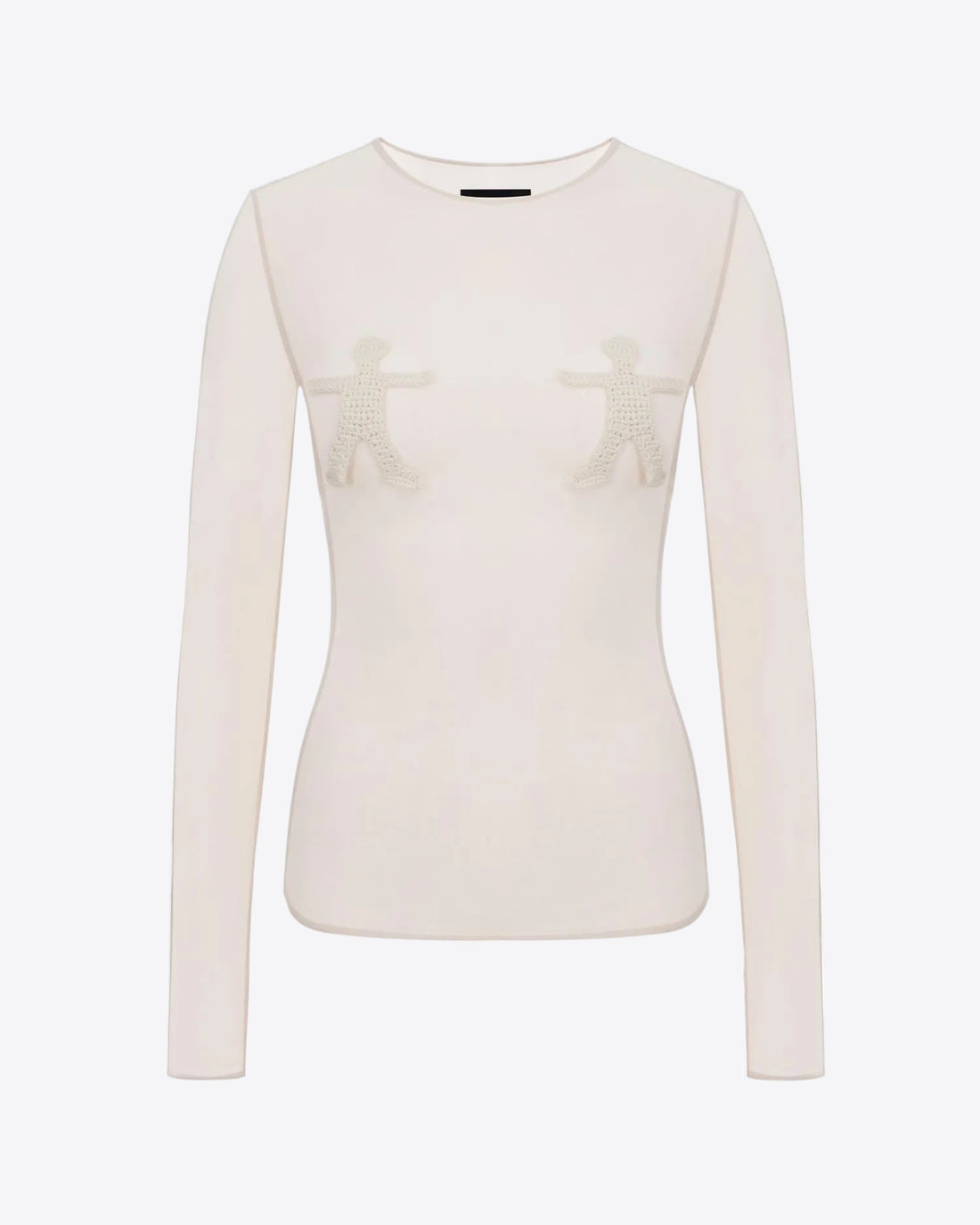 Knitted Soul Top in peach