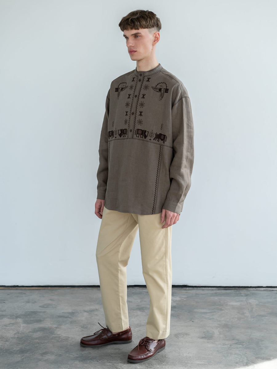 Adam Brown Men's Vyshyvanka Shirt