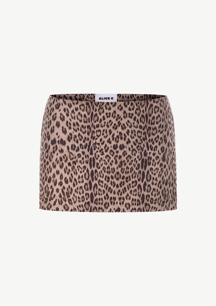 Leopard Extra Mini Skort