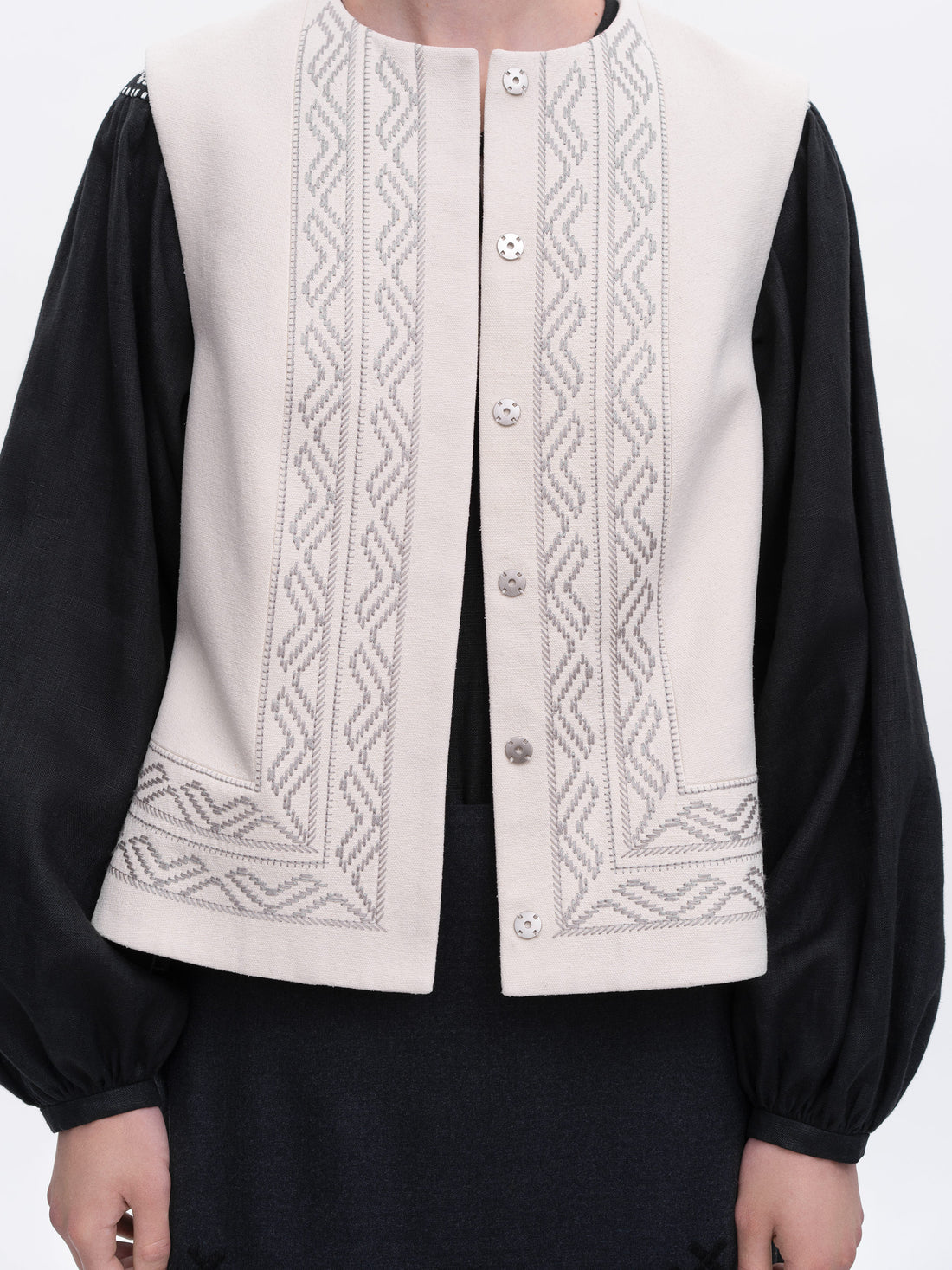 Haina Embroidered Vest