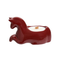 Konyk Candle in Burgundy