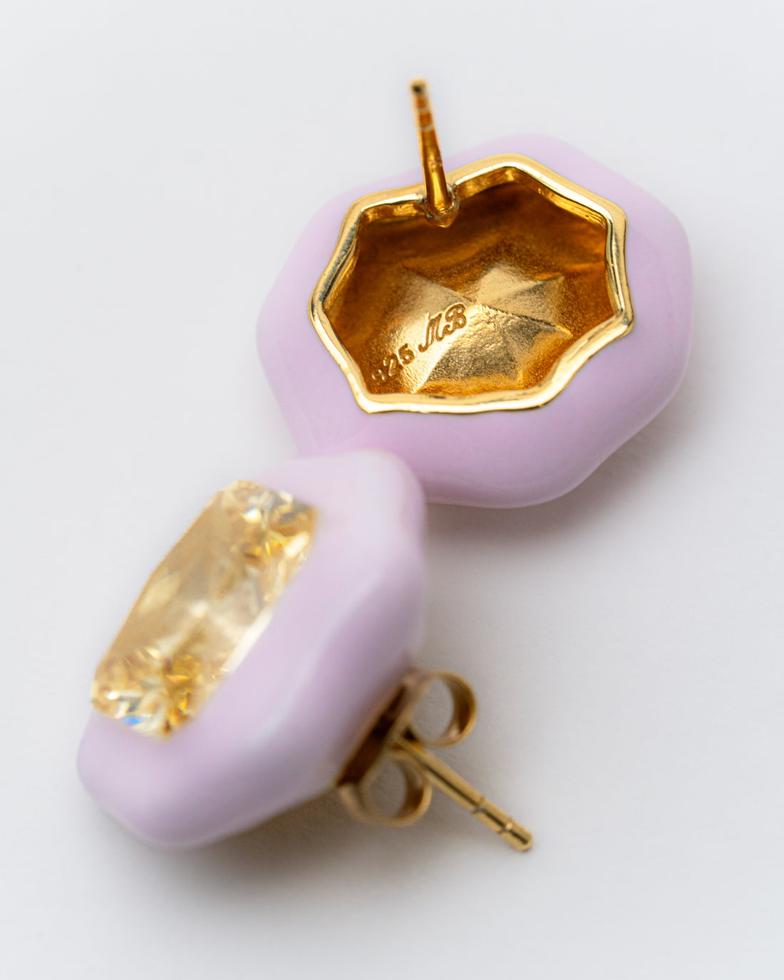 Molten Frame Studs in yellow