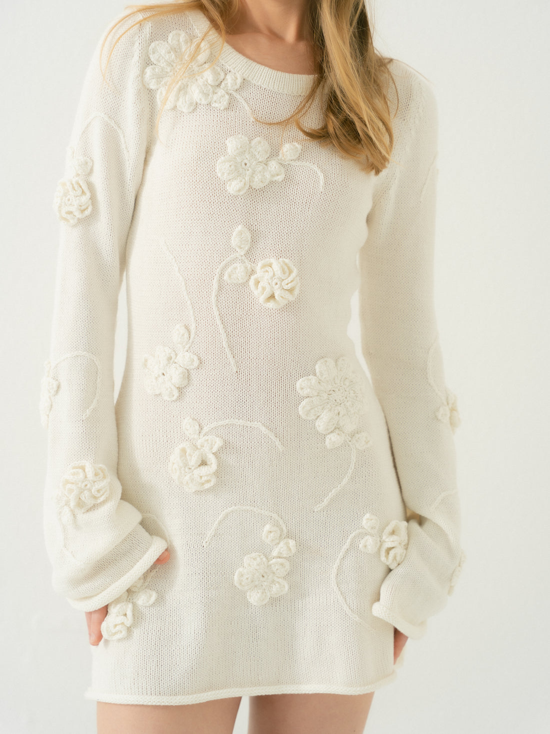 Flower Mini Dress