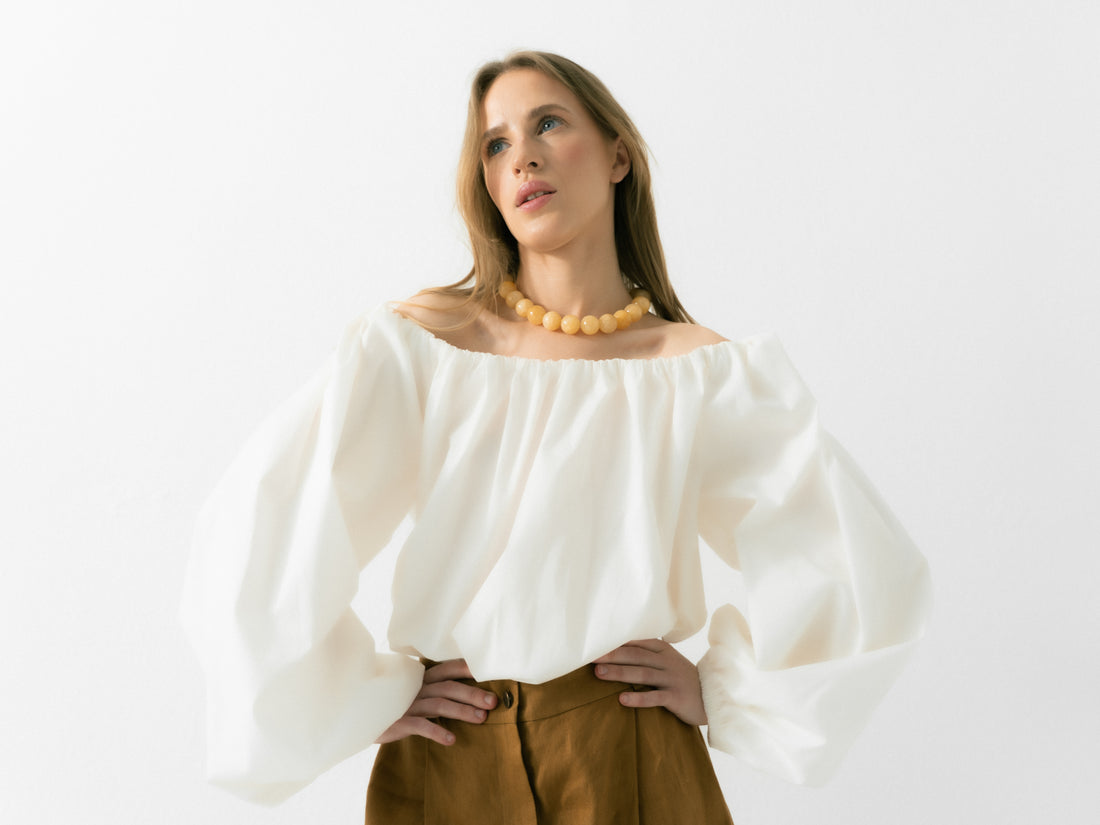 Harmony Blouse in white