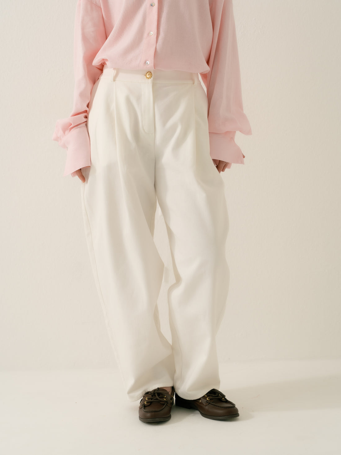Denim Tailored Trousers