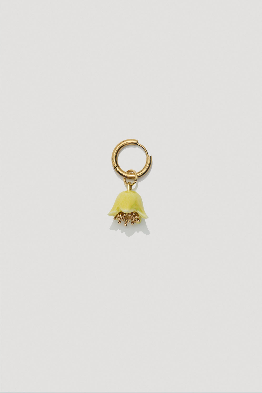 Polysk Bell Mono Earring in yellow