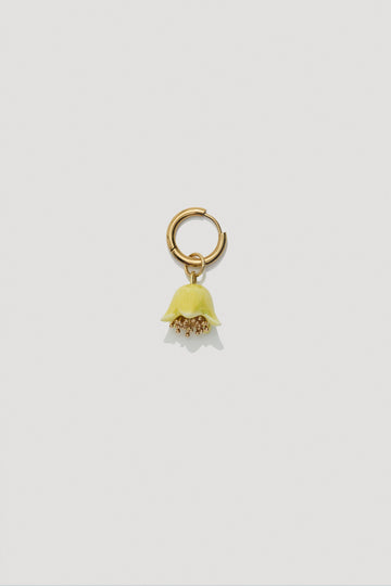 Polysk Bell Mono Earring in yellow