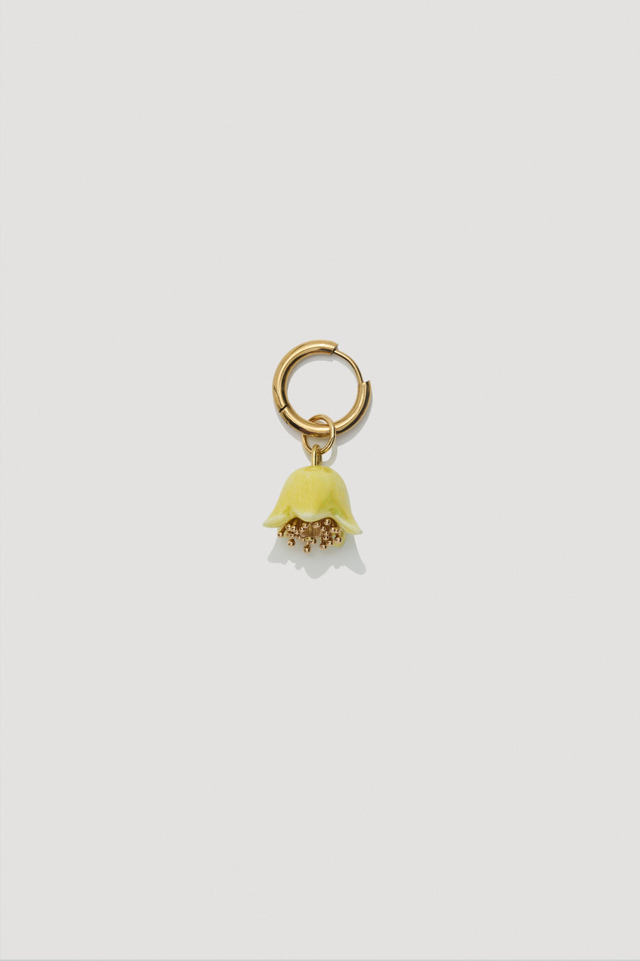 Polysk Bell Mono Earring in yellow