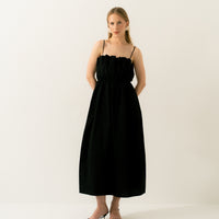 Harmony Dress with Belt in black