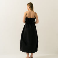 Harmony Dress with Belt in black