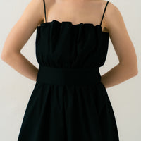 Harmony Dress with Belt in black